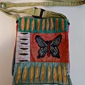 Colorful butterfly bag
